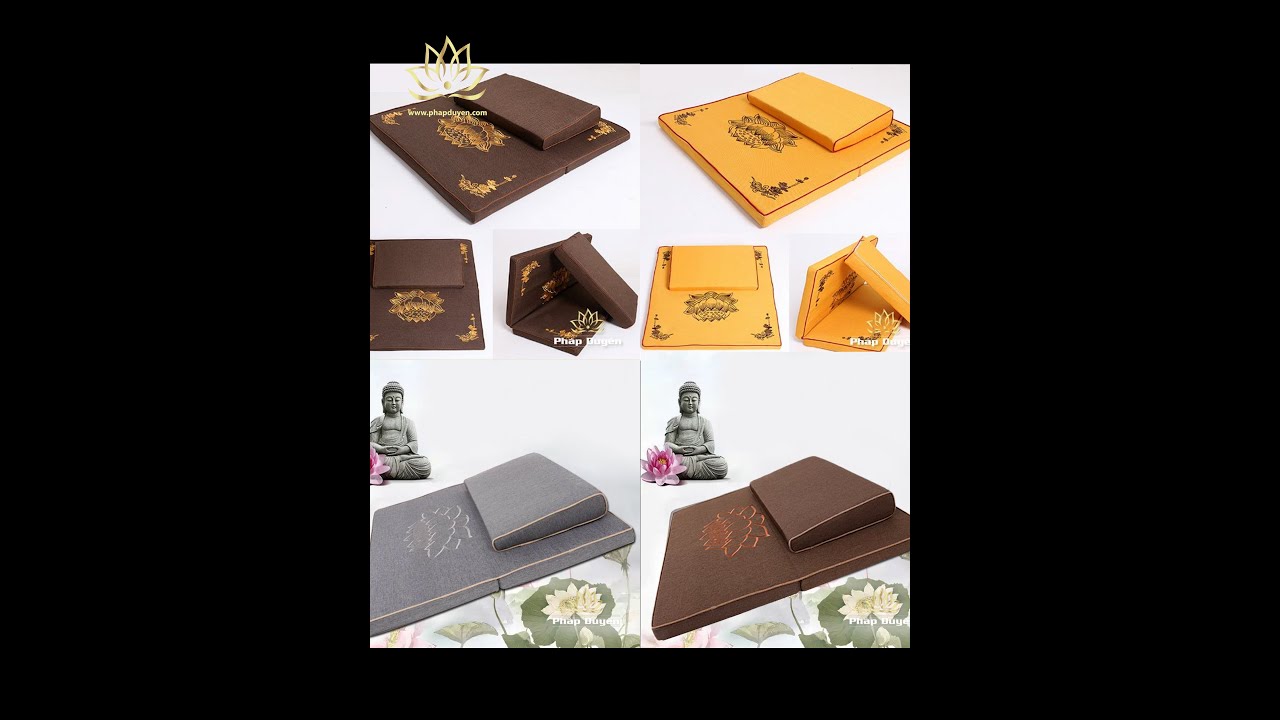 Lotus Meditation Cushion, Bow Cushion made from Coir