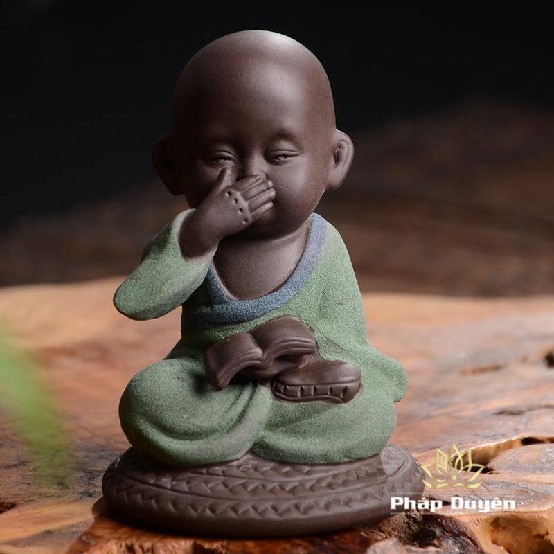 Tượng Chú Tiểu "Tam Không" (Không Nói, Không Nghe, Không Thấy) - Ảnh 6