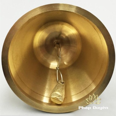 Alternative view of Chuông Lắc Cầm Tay Bằng Đồng Vàng - CT02