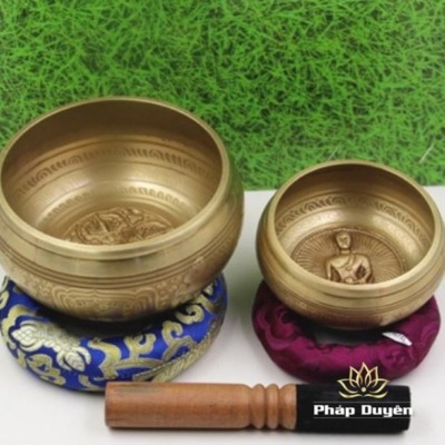 Alternative view of Chuông Đồng Nepal Vàng Dày, Nhiều Kích Cỡ