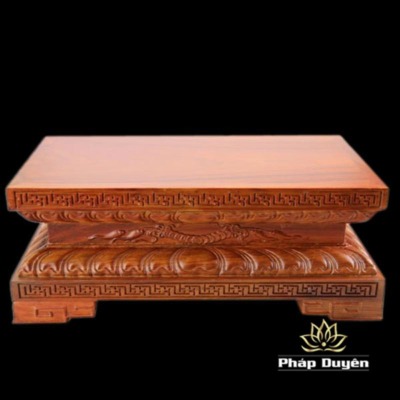 Đế Chữ Nhật Gỗ Gụ Mầu Vàng, Nhiều Kích Cỡ