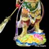 Bộ Tượng Quan Công - Vi Đà Tôn Thiên Hộ Pháp Đứng, Composit Sơn Cao Cấp Đỏ, Cao 25cm - ảnh 22