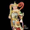 Bộ Tượng Quan Công - Vi Đà Tôn Thiên Hộ Pháp Đứng, Composit Sơn Cao Cấp Đỏ, Cao 25cm - ảnh 20