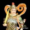 Bộ Tượng Quan Công - Vi Đà Tôn Thiên Hộ Pháp Đứng, Composit Sơn Cao Cấp Đỏ, Cao 25cm - ảnh 7