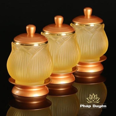 Alternative view of Chén Sen Nụ (Cửu Liên) Đế Đồng Vàng