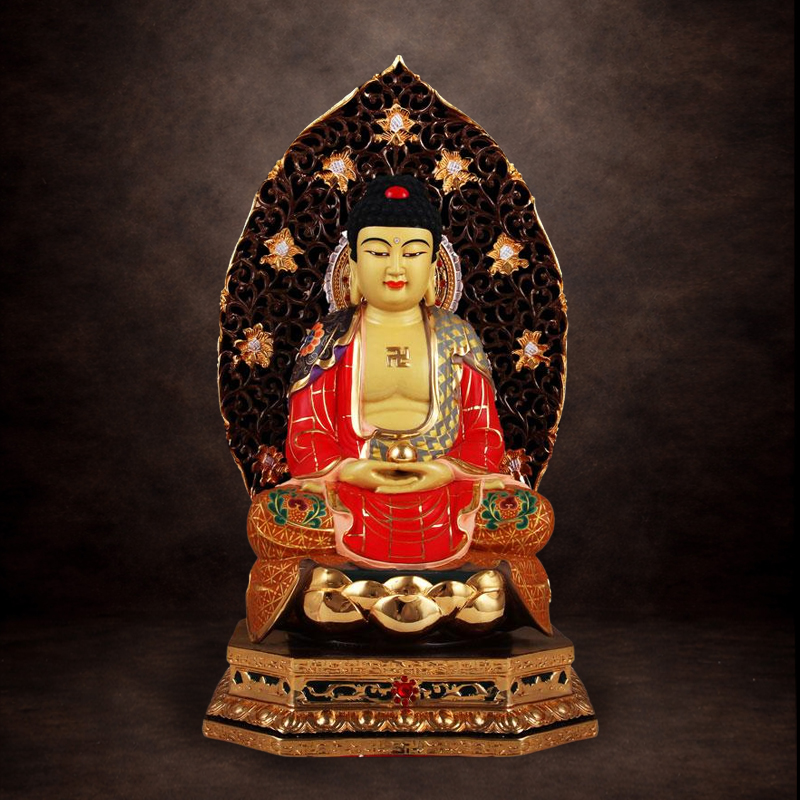 Tượng Đức Bổn Sư Thích Ca Mâu Ni Ngồi, Bằng Đồng Đài Loan, Kích Thước 31x20x20cm (Tổng Cao 39cm) - ảnh 9