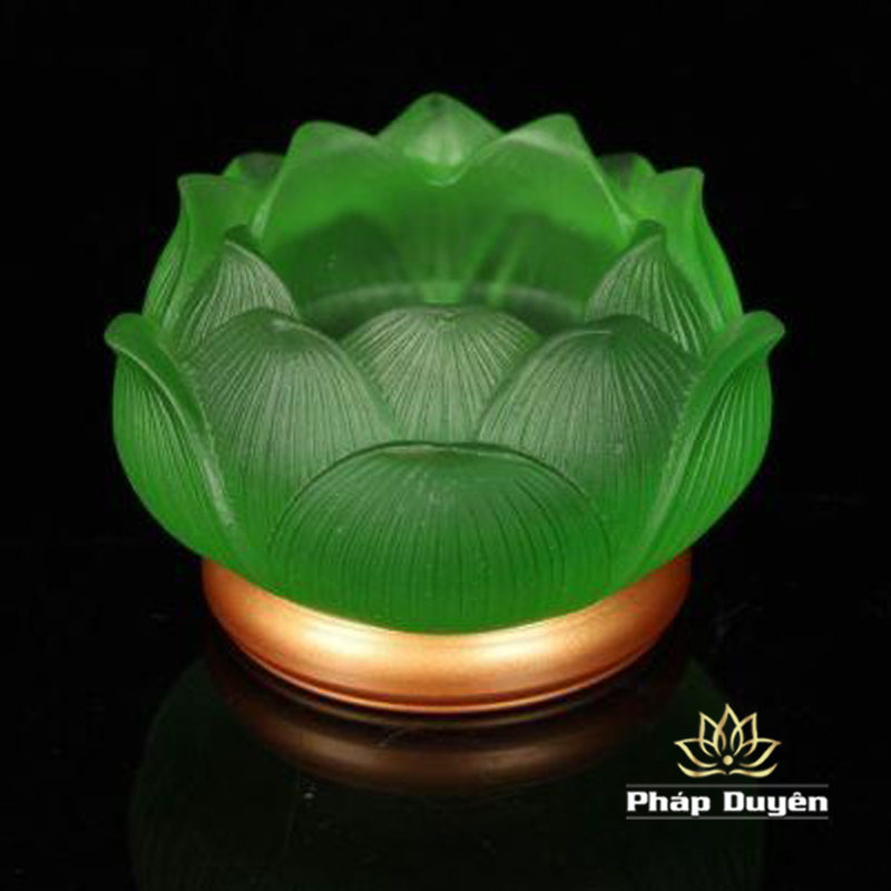 Đế Nến - Chân Đèn Cầy (Chân Nến - Chân Đèn Cầy) Lưu Ly Nhiều Màu, Đế Đồng - Ảnh 8