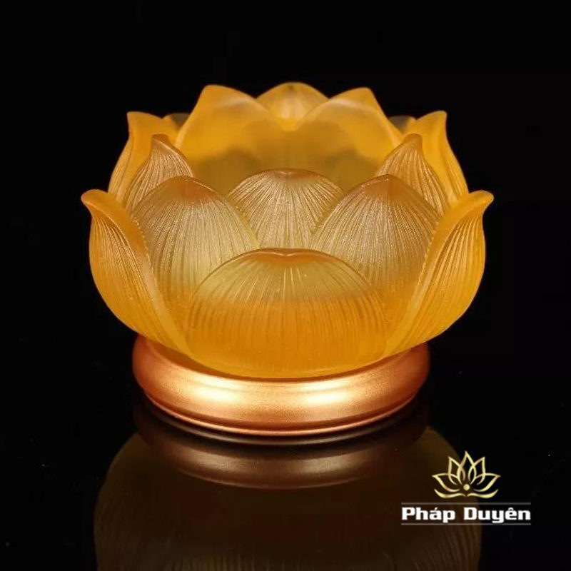 Đế Nến - Chân Đèn Cầy (Chân Nến - Chân Đèn Cầy) Lưu Ly Nhiều Màu, Đế Đồng - Ảnh 6