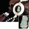 Dây Treo Xe Tượng Ngài Quan Âm Bằng Ngọc Bích - ảnh 3