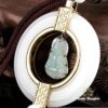 Dây Treo Xe Tượng Ngài Quan Âm Bằng Ngọc Bích - ảnh 2