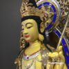 Bộ Tượng Tây Phương Tam Thánh Đứng, Bằng Đồng Đài Loan Mạ Vàng, Kích Thước 88x34x34cm (Tổng Cao 108cm) - ảnh 9
