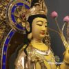 Bộ Tượng Tây Phương Tam Thánh Đứng, Bằng Đồng Đài Loan Mạ Vàng, Kích Thước 88x34x34cm (Tổng Cao 108cm) - ảnh 8