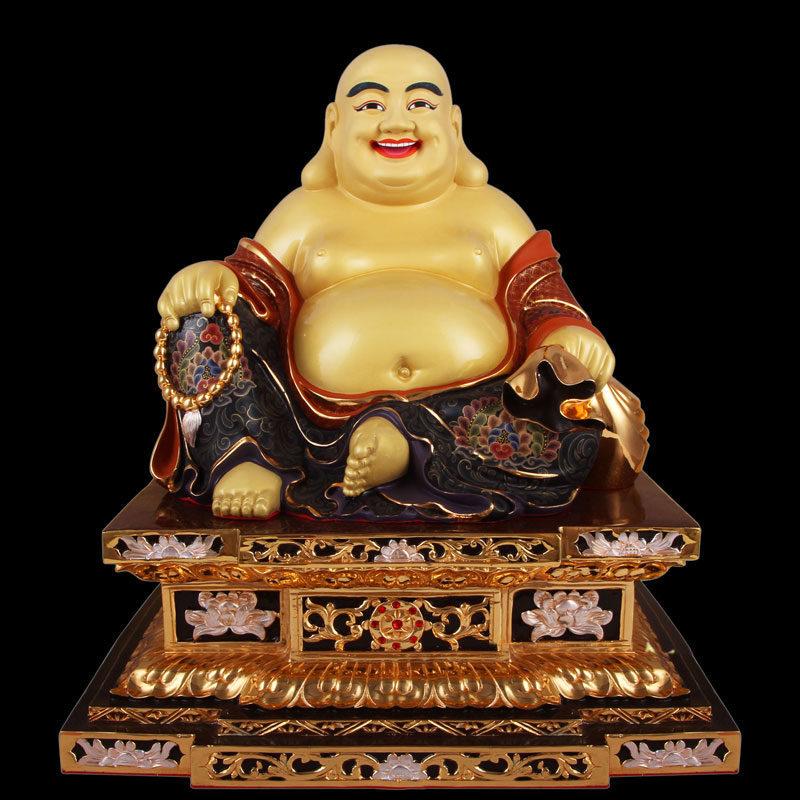 Tượng Đồng Ngài Di Lặc Ngồi, Bằng Đồng Đài Loan, Kích Thước 41x38x31cm