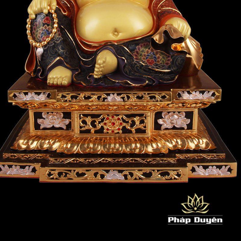 Tượng Đồng Ngài Di Lặc Ngồi, Bằng Đồng Đài Loan, Kích Thước 41x38x31cm - Ảnh 4