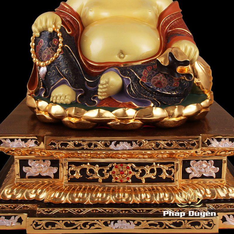 Tượng Đồng Ngài Di Lặc Ngồi, Bằng Đồng Đài Loan, Kích Thước 46x38x31cm - Ảnh 4