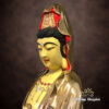 Tượng Phật Bà Quan Âm Phổ Từ Đứng, Đồng Đài Loan Mạ Vàng, Kích Thước 64x27x27cm (Tổng Cao 76cm) - Ảnh 4