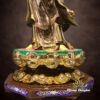 Tượng Phật Bà Quan Âm Phổ Từ Đứng, Đồng Đài Loan Mạ Vàng, Kích Thước 64x27x27cm (Tổng Cao 76cm) - Ảnh 6