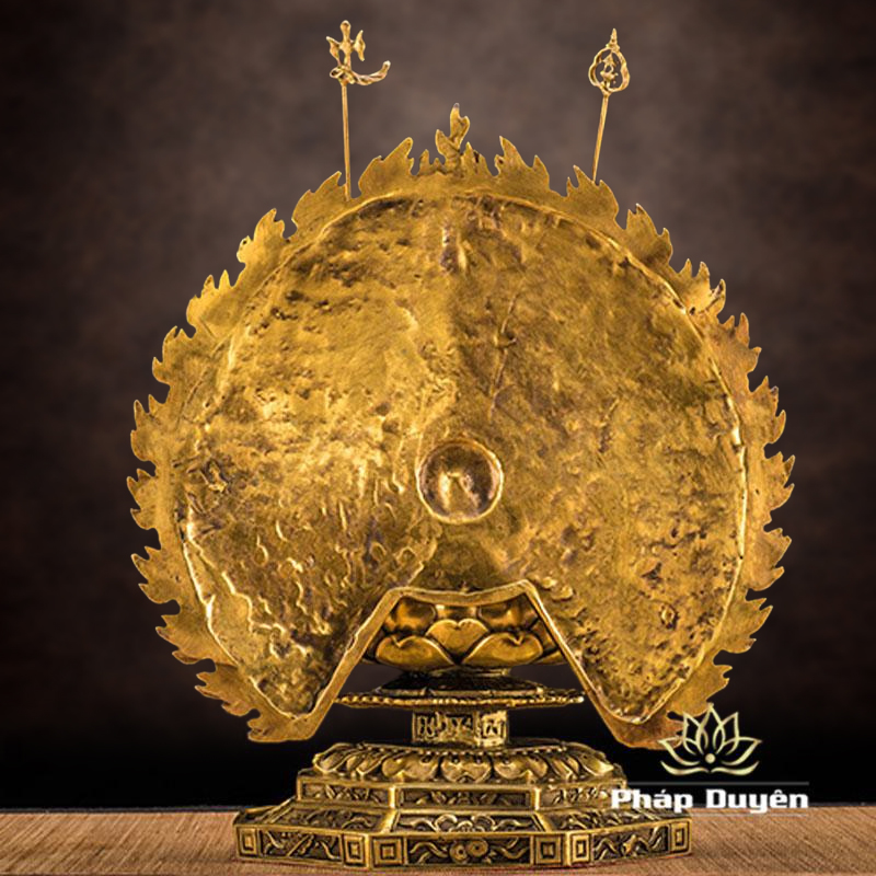 Tượng Đồng Quan Âm Thiên Thủ (Ngàn Tay), Đồng Nguyên Màu, 12 inch (khoảng 30cm - Tổng 36.5cm) - ảnh 6