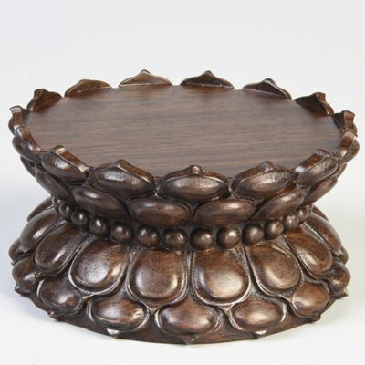 Đế Gỗ Mun Hoa Sen Hình Tròn, Nhiều Kích Cỡ