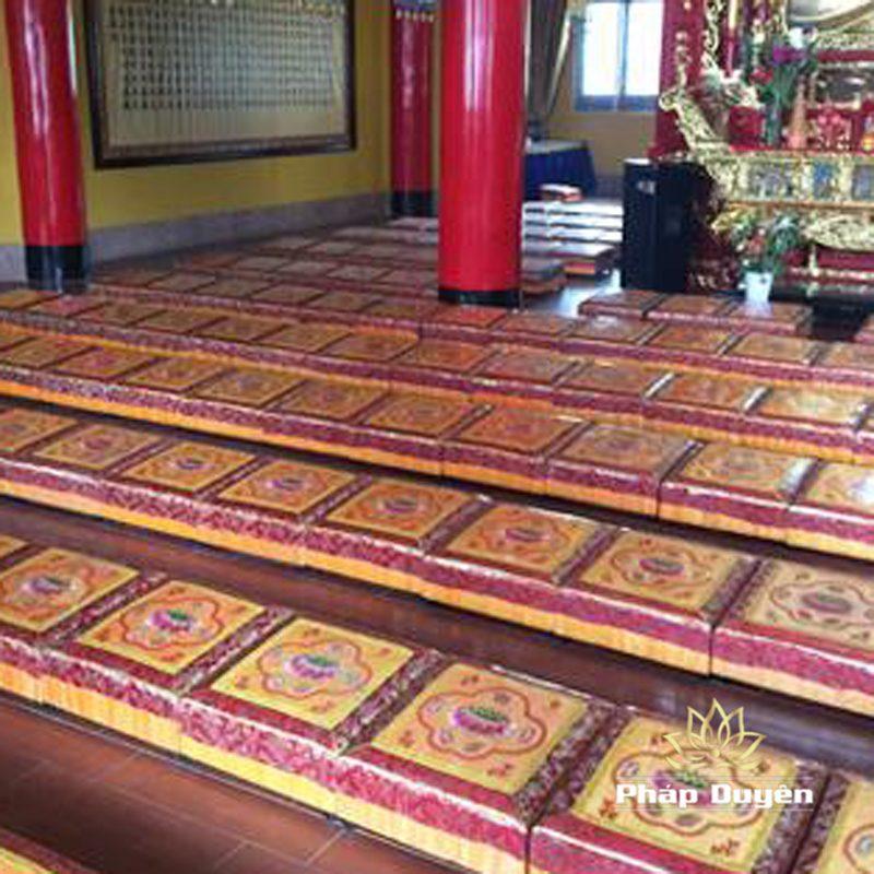 Toạ Cụ Ngồi Thêu Hoa Sen, Kích Cỡ 46x46cm | 50x50cm | 60x60cm - Ảnh 5