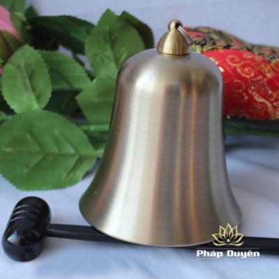 Alternative view of Chuông Địa Chung Cao Cấp Mầu Đồng, Kích Cỡ 3.5inch