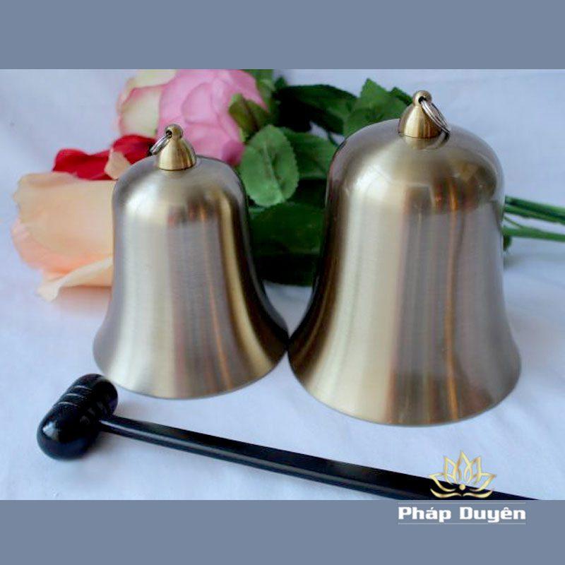 Chuông Địa Chung Cao Cấp Mầu Đồng, Kích Cỡ 3.5inch - Ảnh 5