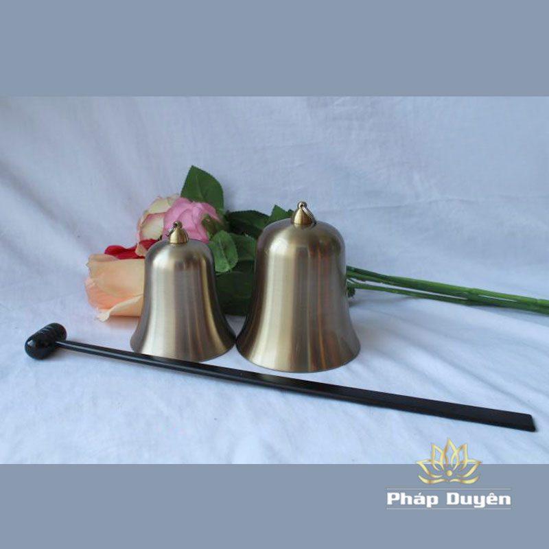 Chuông Địa Chung Cao Cấp Mầu Đồng, Kích Cỡ 3.5inch - Ảnh 4