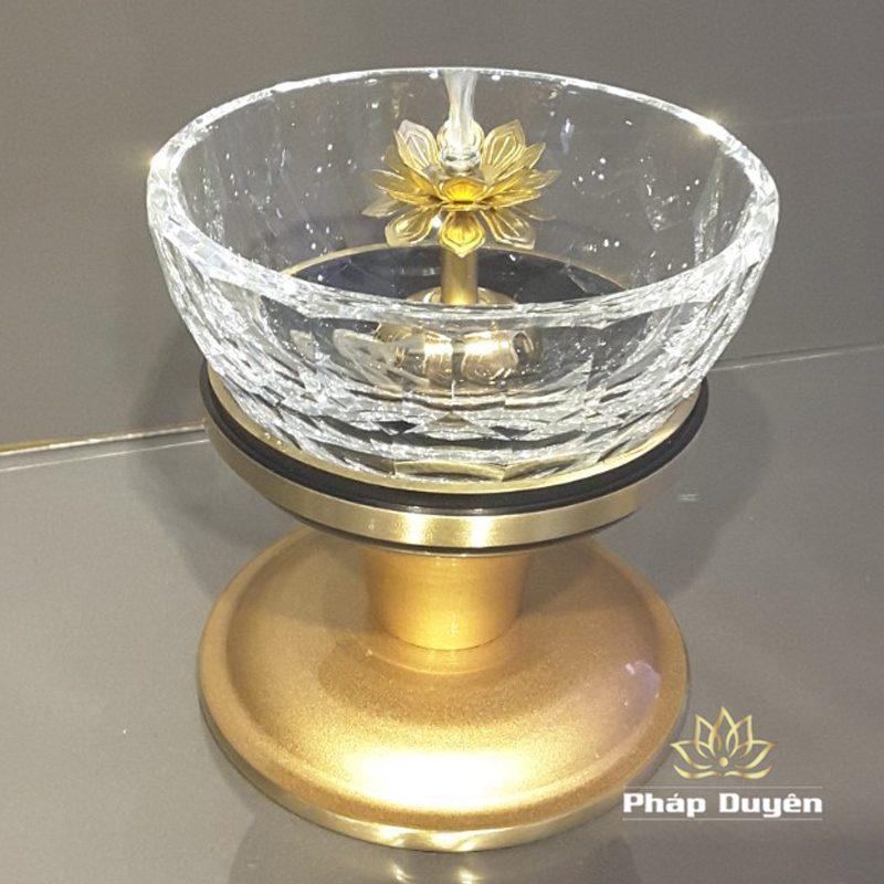 Đèn Dầu Chân Đồng, Cao 13.5cm - Ảnh 4