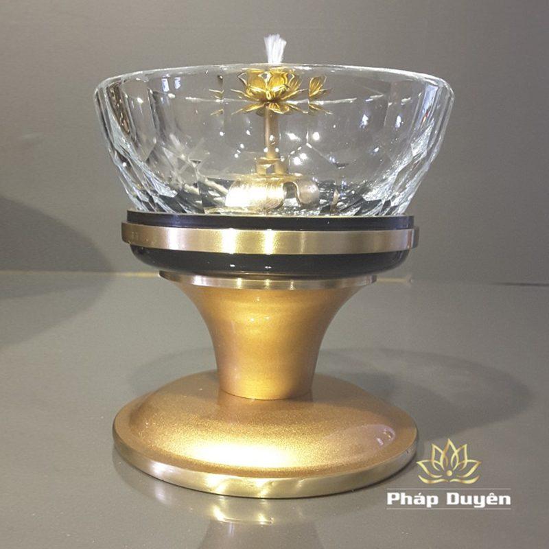 Đèn Dầu Chân Đồng, Cao 13.5cm - Ảnh 3