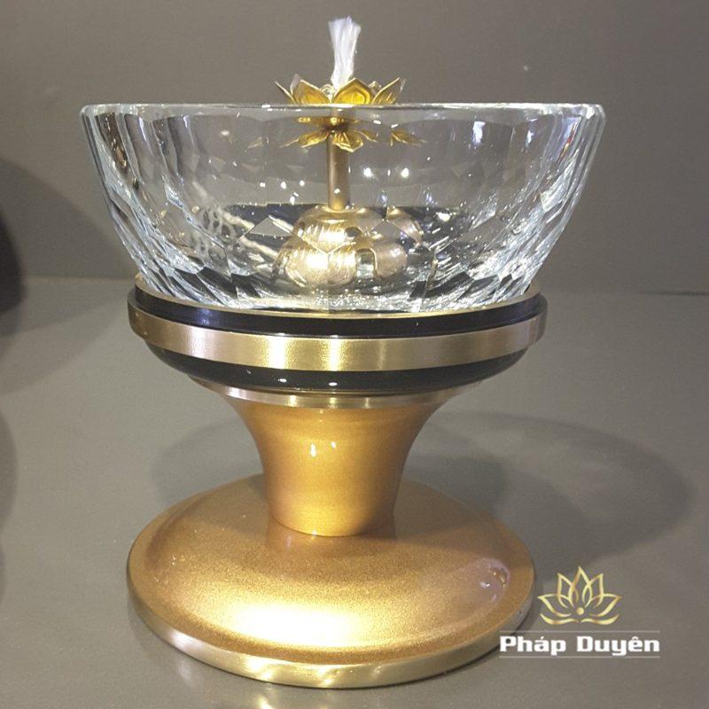Đèn Dầu Chân Đồng, Cao 13.5cm - Ảnh 2