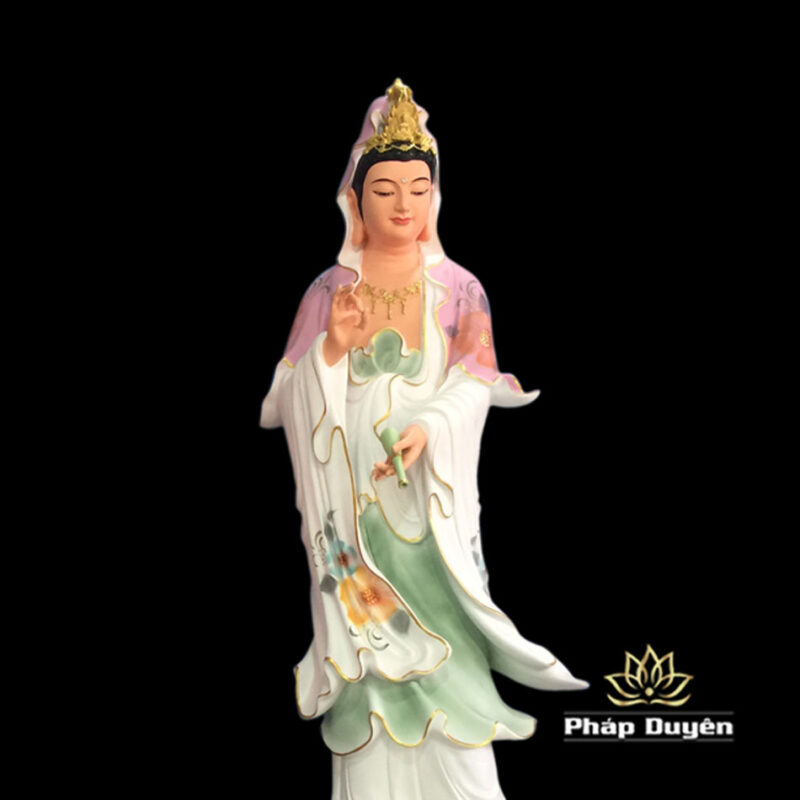 Bồ Tượng Tây Phương Tam Thánh, Chất Liệu Composit, Cao 1.4m - Ảnh 6