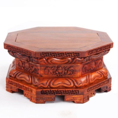 Đế Gỗ Gụ Bát Giác Mầu Vàng, Nhiều Kích Cỡ