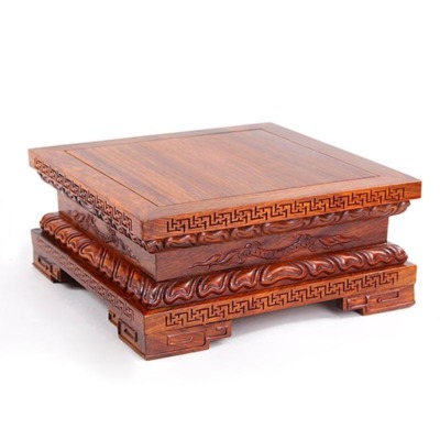 Đế Gỗ Gụ Vuông Mầu Vàng, Nhiều Kích Cỡ