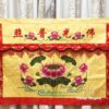 Cờ Thêu Chữ ''Phật Quang Phổ Chiếu'' Viền Đỏ, Kích Cỡ 100x90cm - ảnh 1