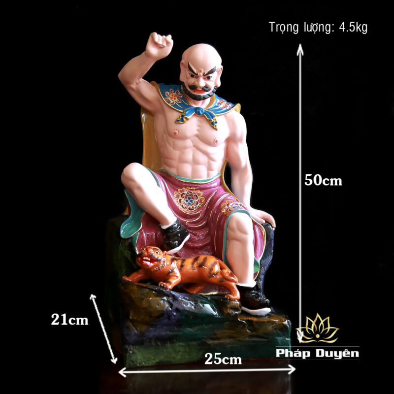 Bộ Tượng Thập Bát La Hán, Chất Liệu Composite, Cao 48cm - Ảnh 43