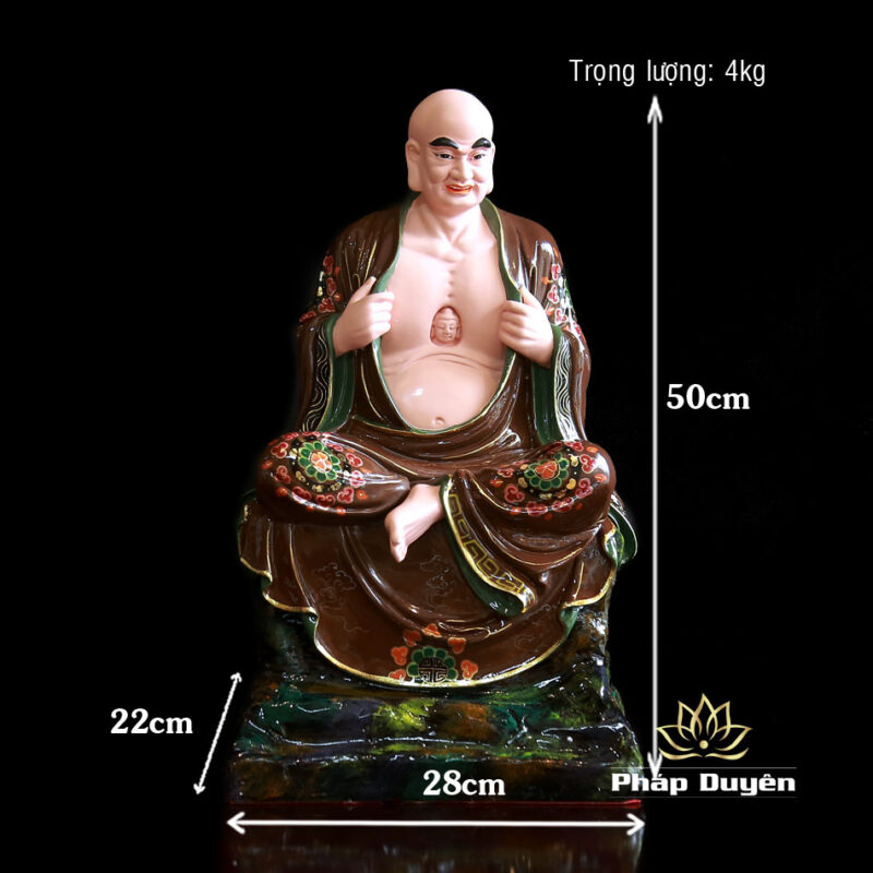 Bộ Tượng Thập Bát La Hán, Chất Liệu Composite, Cao 48cm - Ảnh 96