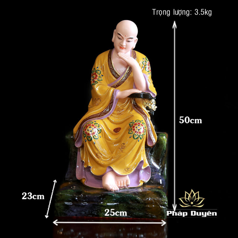 Bộ Tượng Thập Bát La Hán, Chất Liệu Composite, Cao 48cm - Ảnh 102