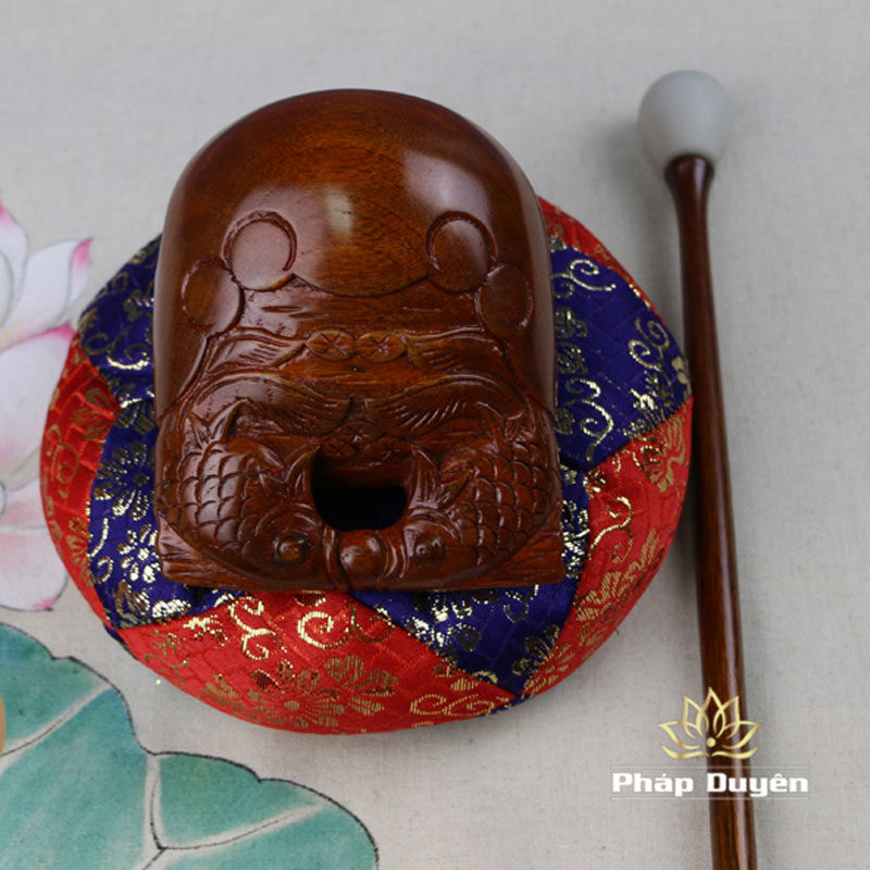 Mõ Gỗ Tếch Cao Cấp  2.5inch (Dùng Cho Địa Chung) - Ảnh 2