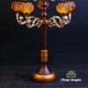 Đèn Thủy Lưu Ly Hoa Sen Thân Nâu Cổ 13 Bông, Cao 130cm - ảnh 5