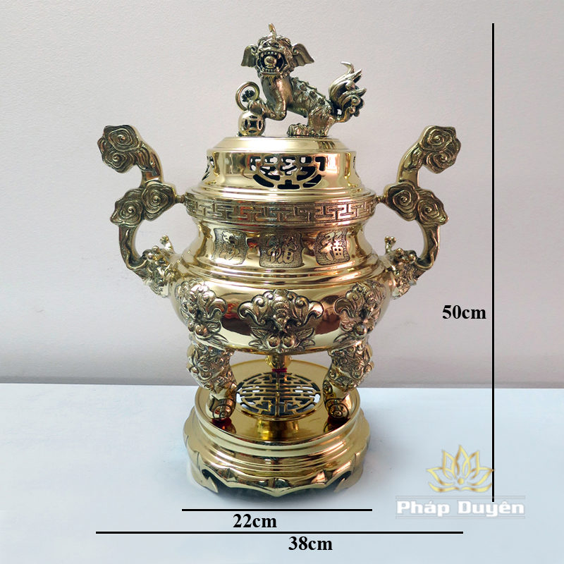 Đỉnh Đồng Chạm Khắc Hình Dơi Vàng Bóng , Nhiều Kích Cỡ - Ảnh 10
