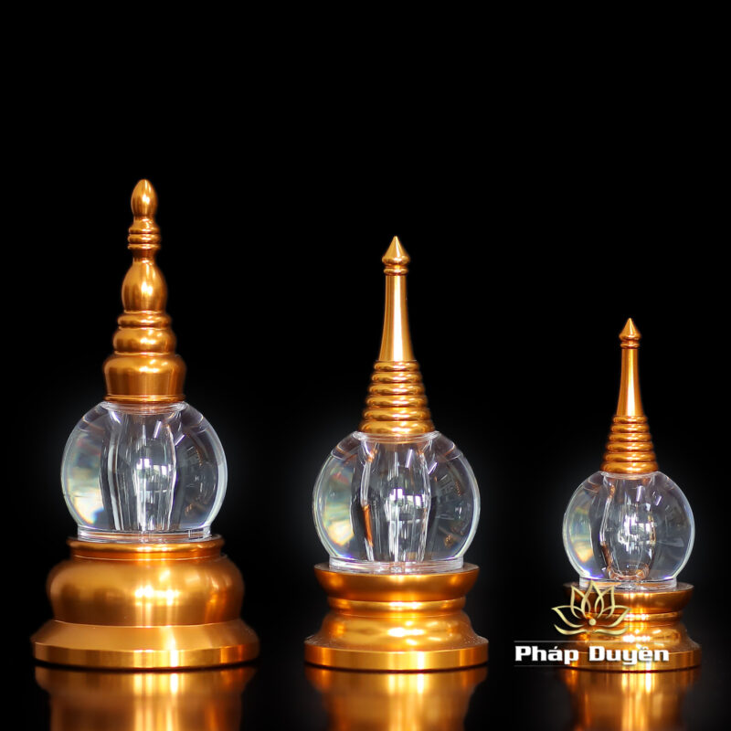 Tháp Xá Lợi Bằng Hợp Kim Nhôm, Cỡ Đại, Cỡ Trung, Cỡ Nhỏ - Ảnh 2