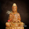 Tượng Quan Âm Gỗ Chương, Cao 40cm - ảnh 3