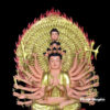 Tượng Ngài Thiên Thủ Thiên Nhãn (Nghìn Tay, Nghìn Mắt), Chất Liệu Composite, Cao 96cm - ảnh 3