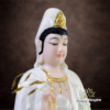 Tượng Ngài Quan Âm Đứng, Bột Đá Hồng, Cao 66cm - Ảnh 3