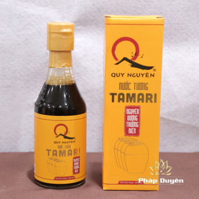 Alternative view of Nước Tương Chay Tamari Quy Nguyên, Chai 250ml