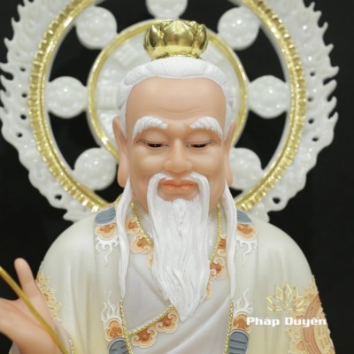 Alternative view of Thái Thượng Lão Quân Ngồi, Chất Liệu Bột Đá Sơn Cổ - Cao 48cm/66cm