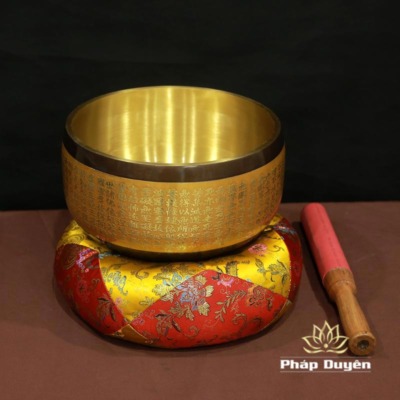 Alternative view of Chuông Đồng Cao Cấp Bát Nhã Tâm Kinh, Kích Thước 12inch (30cm)
