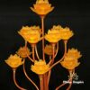 Đèn Thủy Lưu Ly 13 Bông Sen Vàng Nở, Cao 130cm - ảnh 6