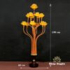 Đèn Thủy Lưu Ly 13 Bông Sen Vàng Nở, Cao 130cm - ảnh 10
