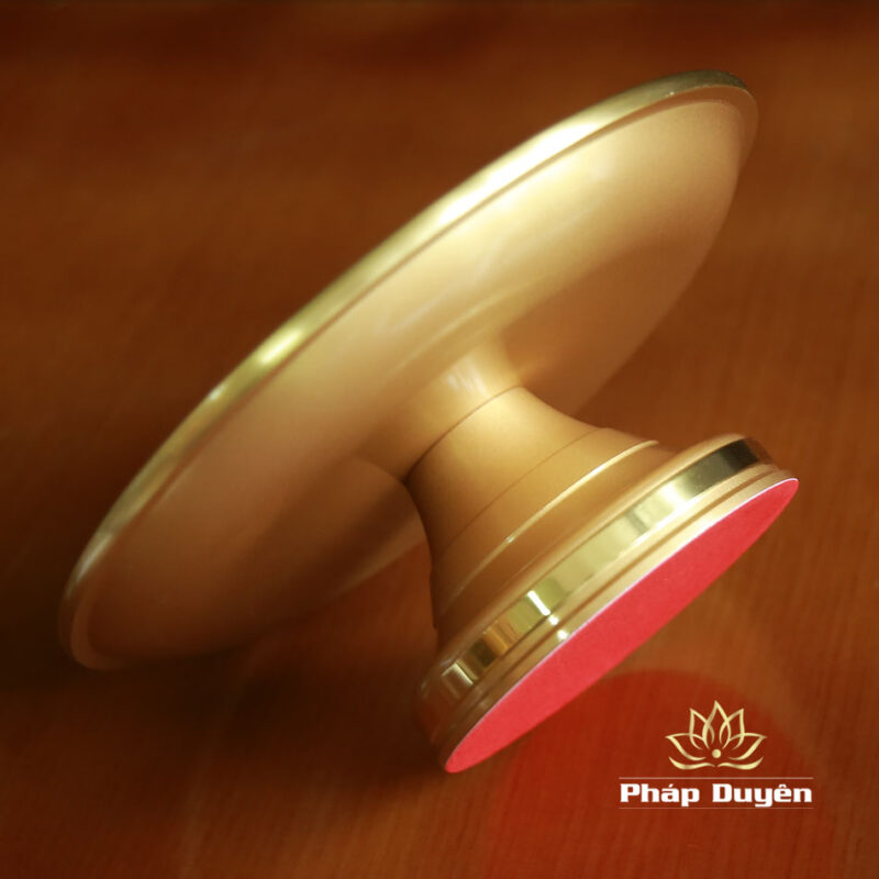Đĩa (Mâm Bồng) Trơn Bằng Đồng Màu Vàng, Nhiều Kích Thước - Ảnh 4